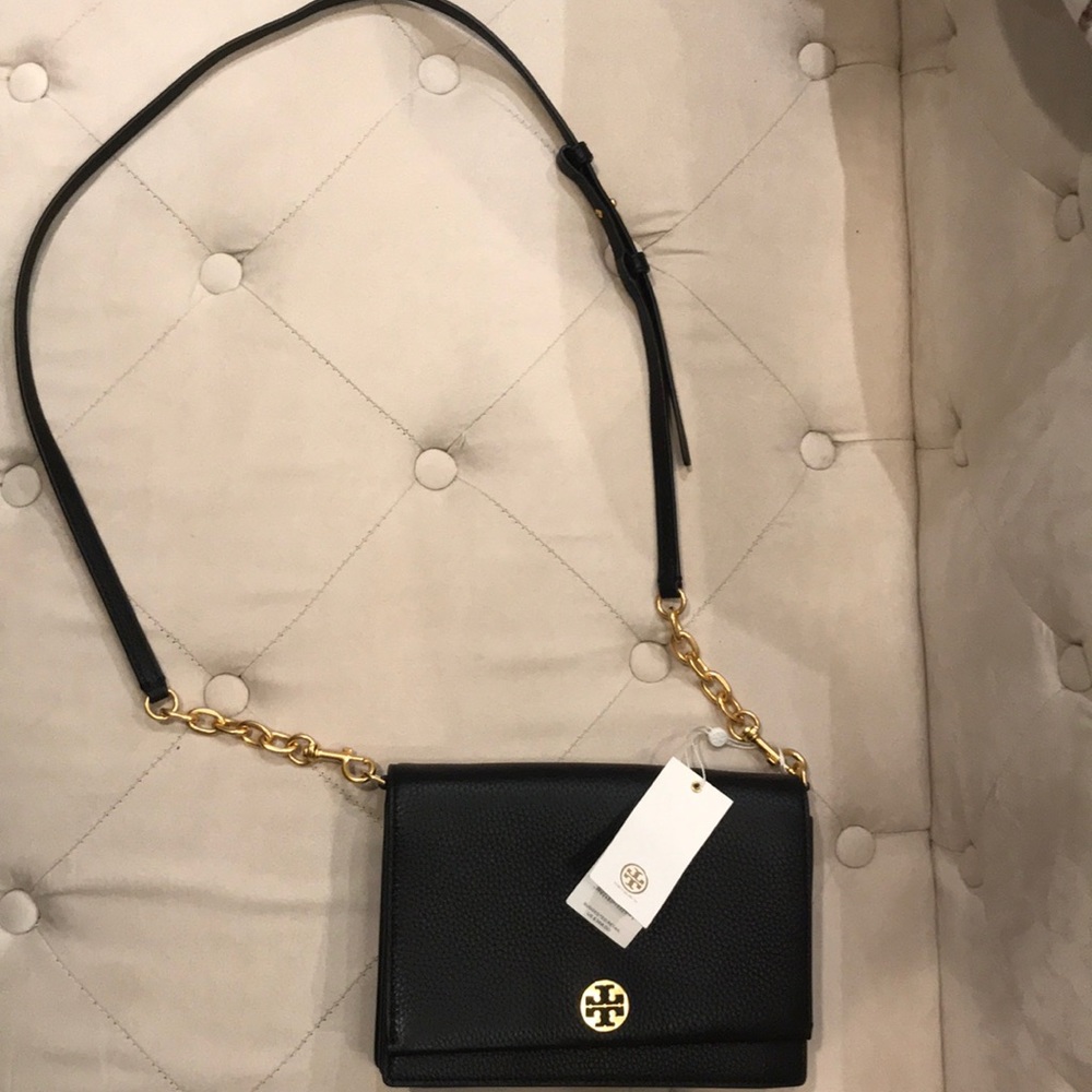 Tory Burch Georgia Pebbled Crossbody/clutch
